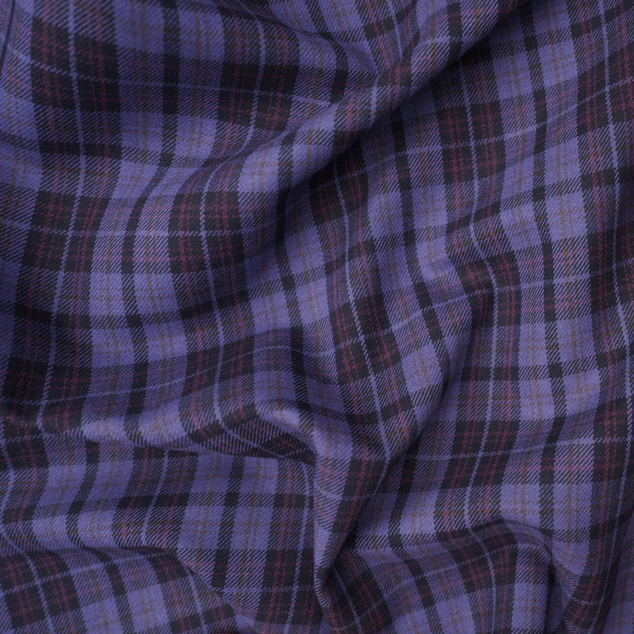 checked piece dyed cotton
