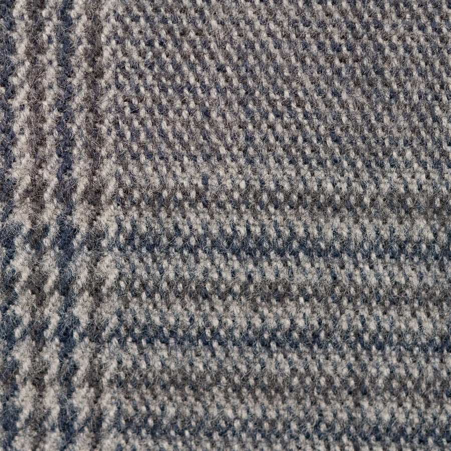 grey blue brown cotton
